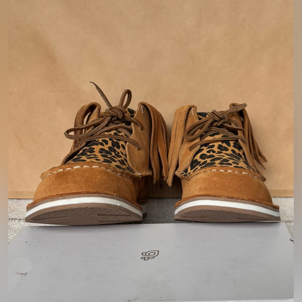 Ariat Cruiser Fringed Chukka Boot Moccasin Style #10023037 Leopard Print Sz. 9.5 - Picture 6 of 12